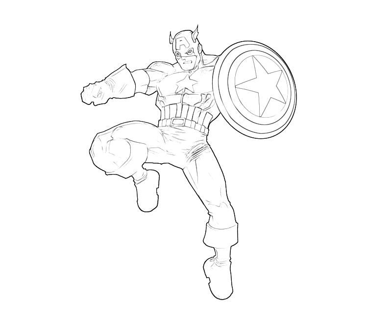 800x667 Free Printable Captain America Coloring Pages For Kids Captain