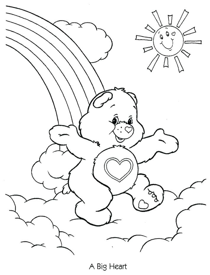710x929 Care Bears Coloring Books Also Baby Bear Coloring Pages Care Bears
