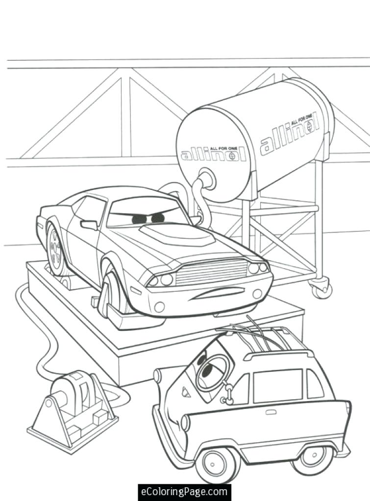 755x1024 Cars Printable Coloring Pages Cars Professor Z And Rod Cars