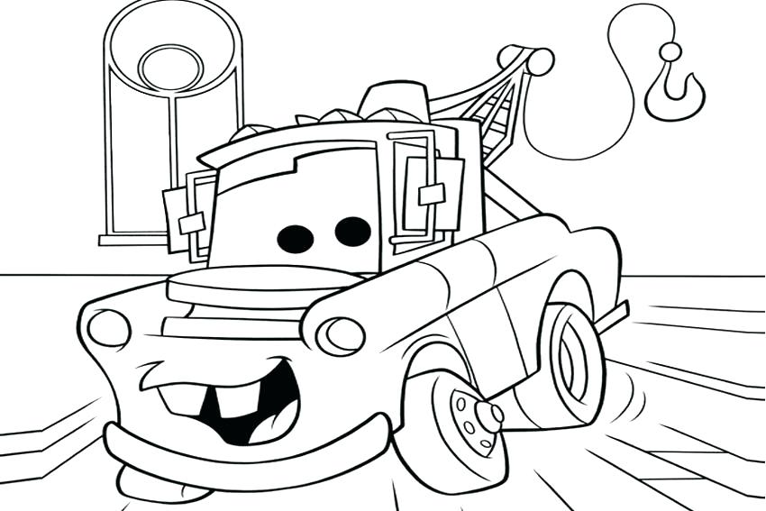 850x567 New Cars Coloring Pages Lightning Mcqueen And Cars Printable