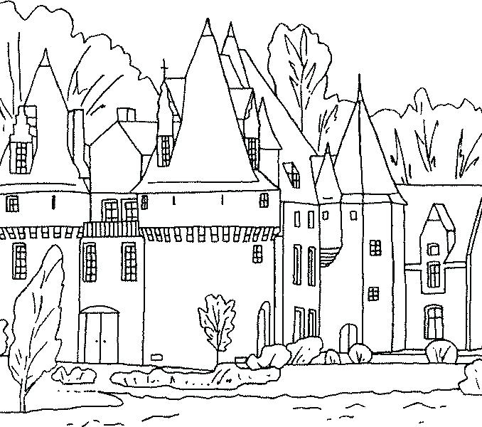 678x600 Castle Coloring Pages Printable Castle Coloring Page Coloring