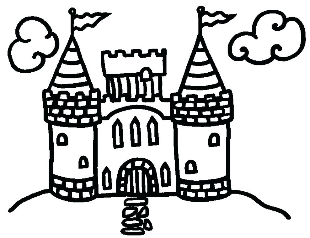 988x760 Disney Castle Coloring Page Castle Coloring Page Fresh Castle