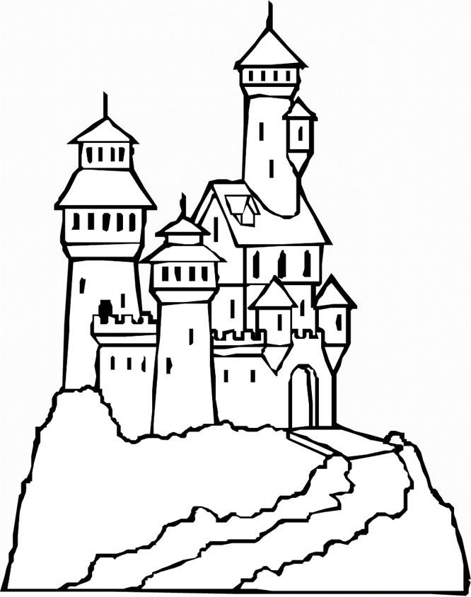 666x844 Castle Coloring Page Elegant Free Printable Castle Coloring Pages