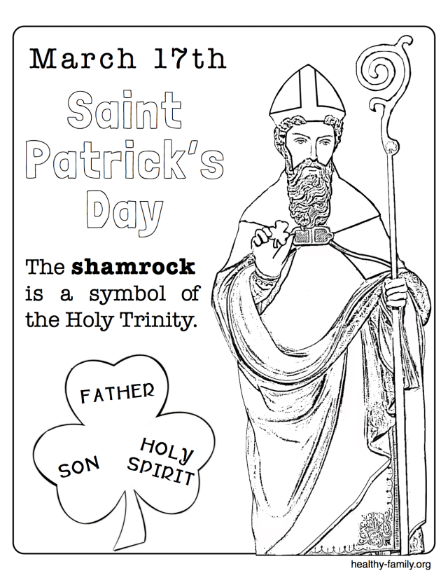 640x828 St Patrick Coloring Pictures Coloring Pages