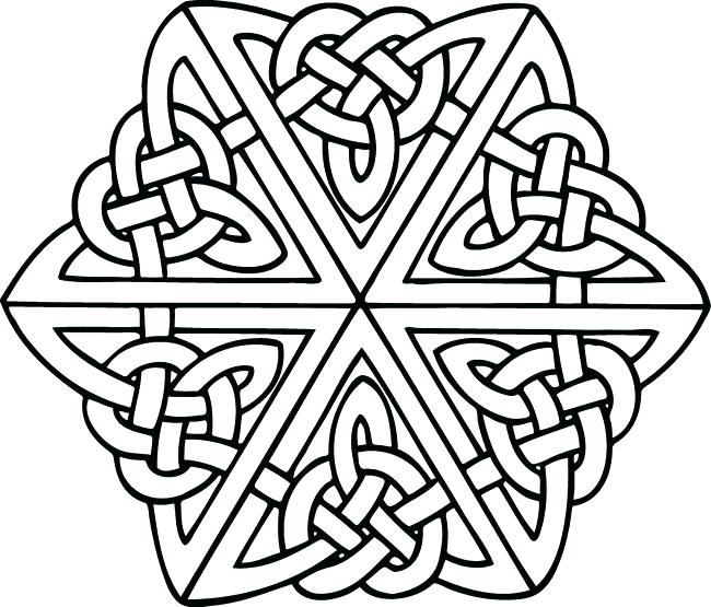 650x555 Celtic Knot Coloring Pages Printable Cross Coloring Pages Cross