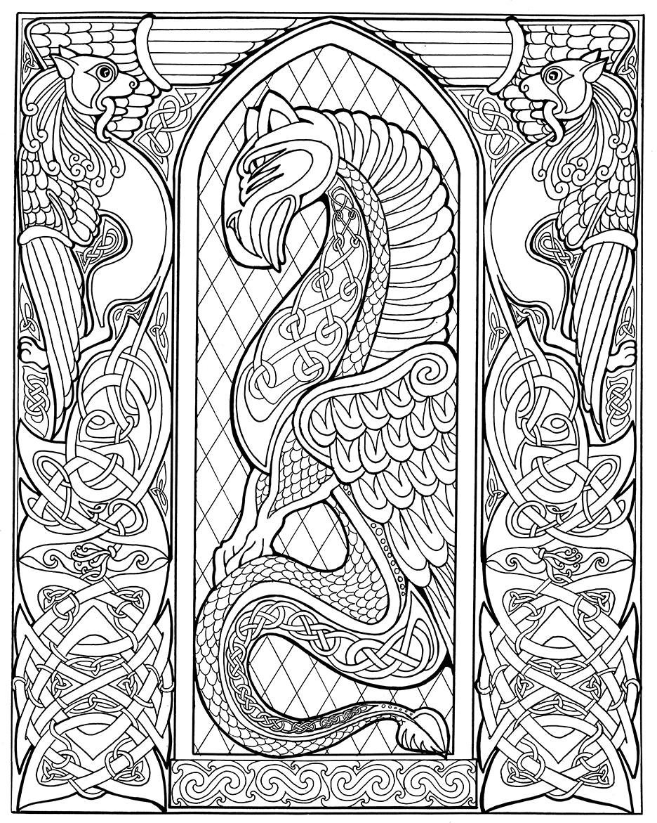 936x1171 Quality Celtic Coloring Pages Free Of Animal P