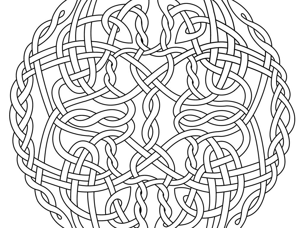 1024x768 Exciting Celtic Coloring Pages For Adults Exce