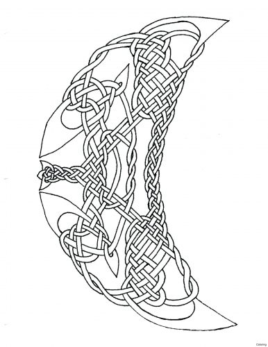 386x500 Coloring Pages Celtic Coloring Pages Simple Adult Of Crosses