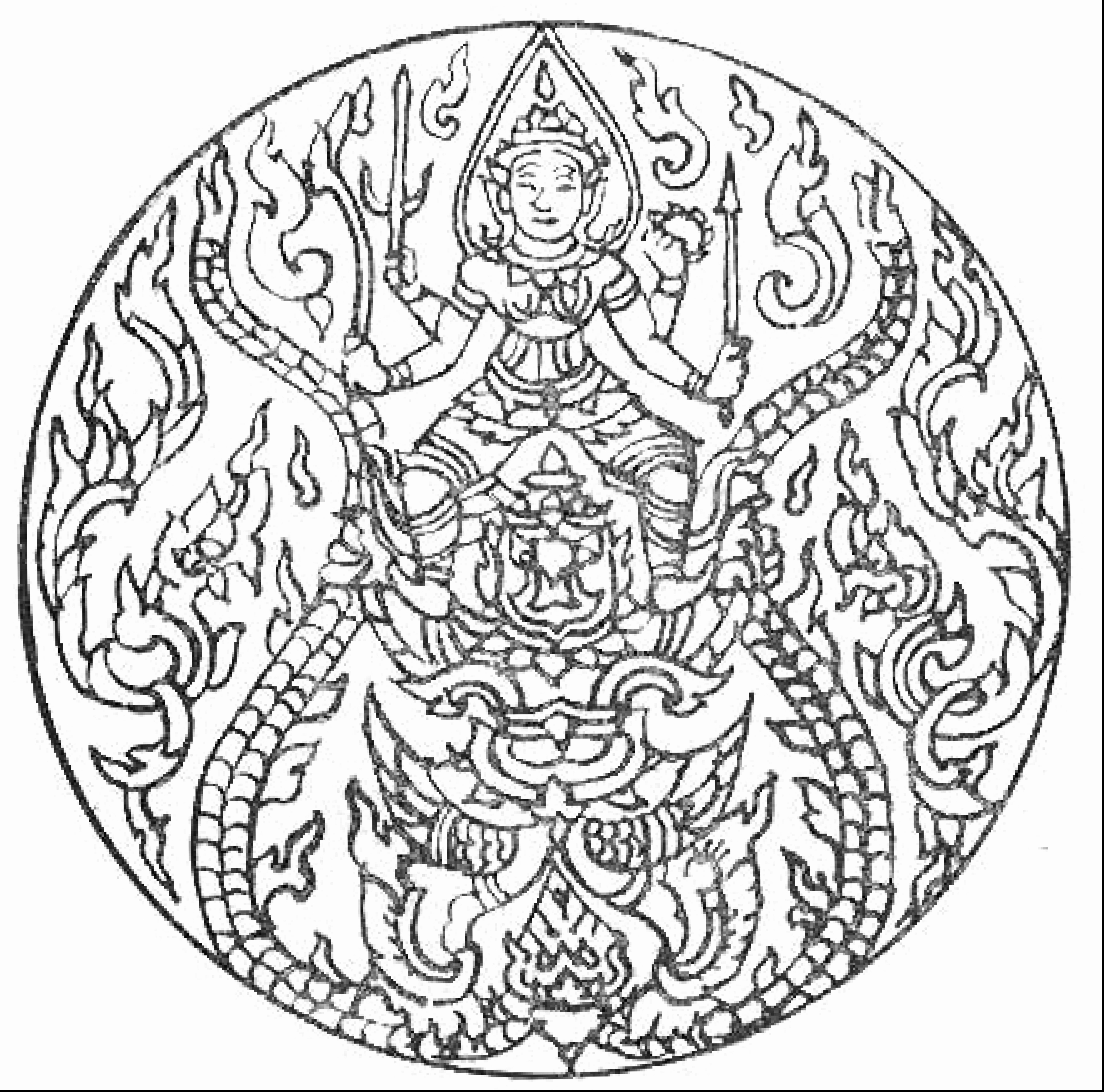 Free Celtic Mandala Coloring Pages