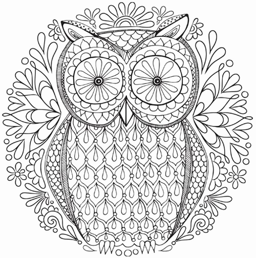 500x504 Celtic Mandala Coloring Pages