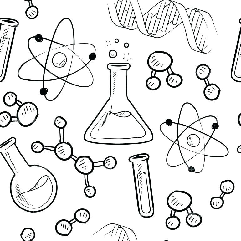 770x770 Free Printable Chemistry Coloring Pages Printable Coloring Science