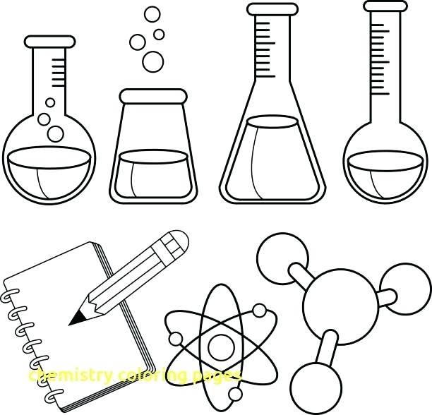 612x588 Chemistry Coloring Pages