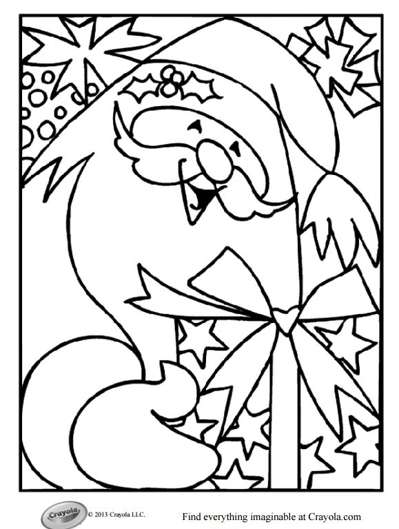 579x768 Free Christmas Coloring Pages