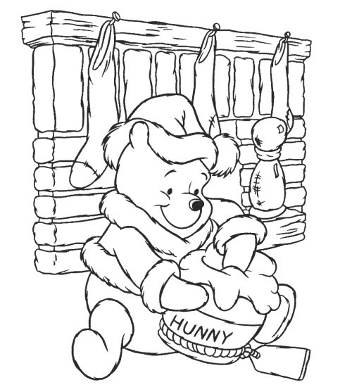 500x550 Best Christmas Coloring Pages Free Printable