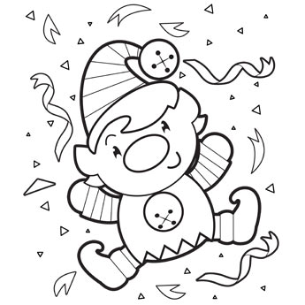 345x345 Christmas Coloring Pages Free To Print Fun For Christmas