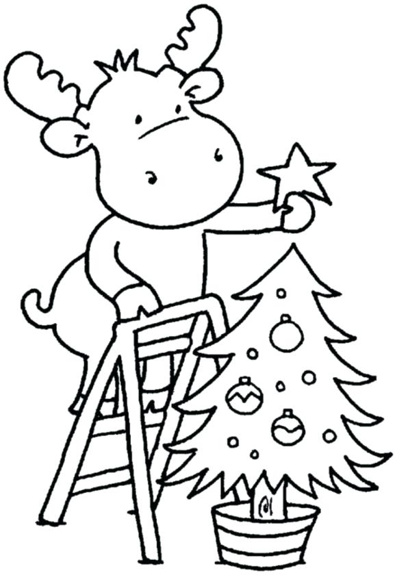 580x840 Free Christmas Coloring Pages For Kids Draw Sheets Colouring