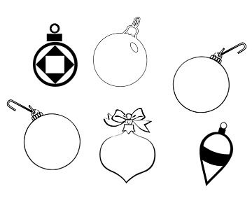 360x300 Printable Christmas Coloring Pages