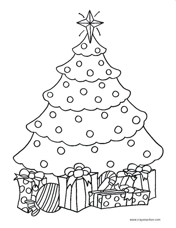 576x745 Free Coloring Pages Christmas Tree