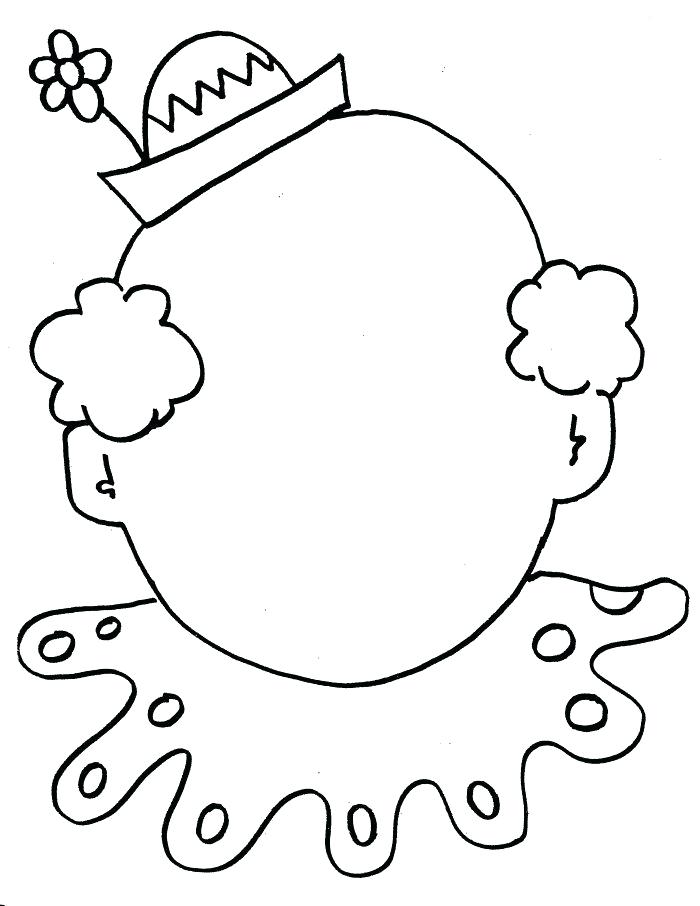 700x906 Clown Coloring Page Clown Coloring Pages Bozo Clown Coloring Page