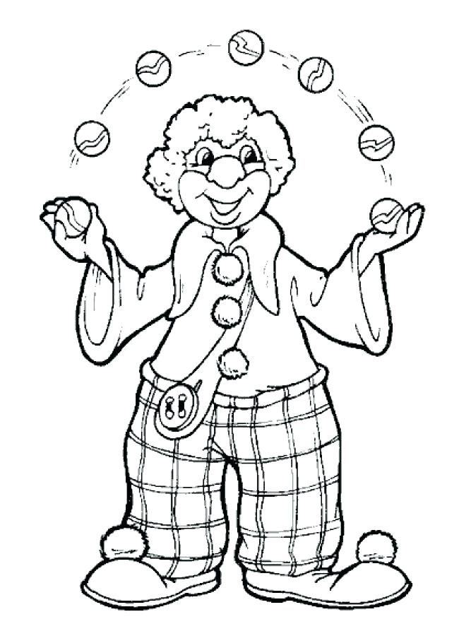 667x900 Clown Coloring Pages Printable Clown Coloring Page Free Printable