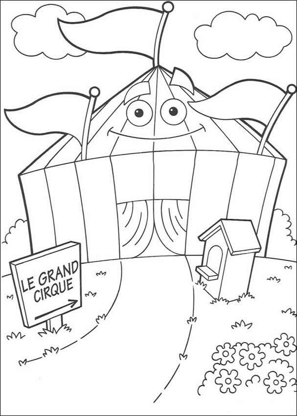 607x850 Free Printable Circus Coloring Pages For Kids