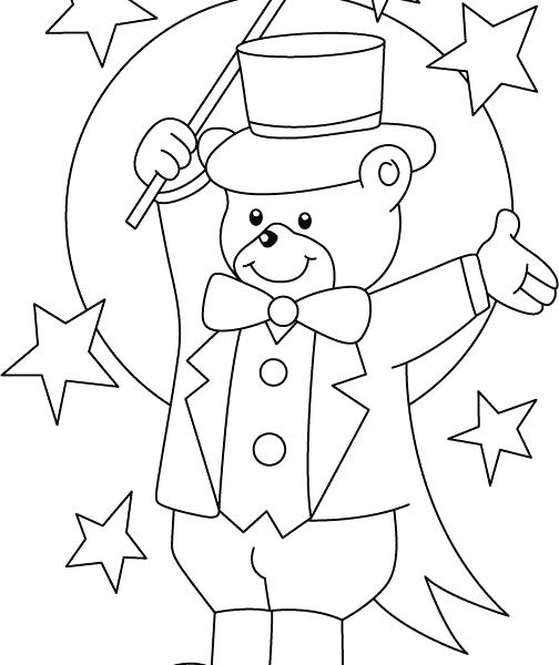 504x600 Circus Coloring Pages