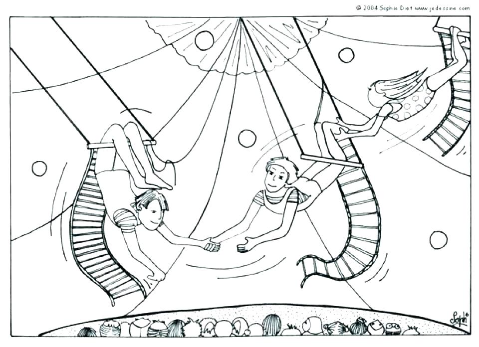 960x696 Circus Coloring Pages Circus Coloring Pages Circus Coloring Page