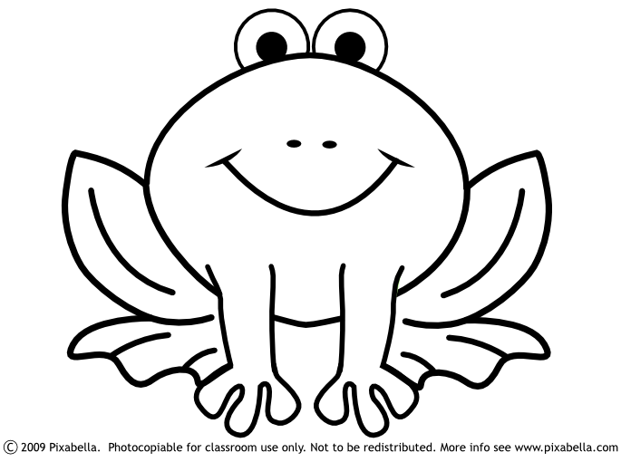 685x510 Jumping Frog Coloring Pages