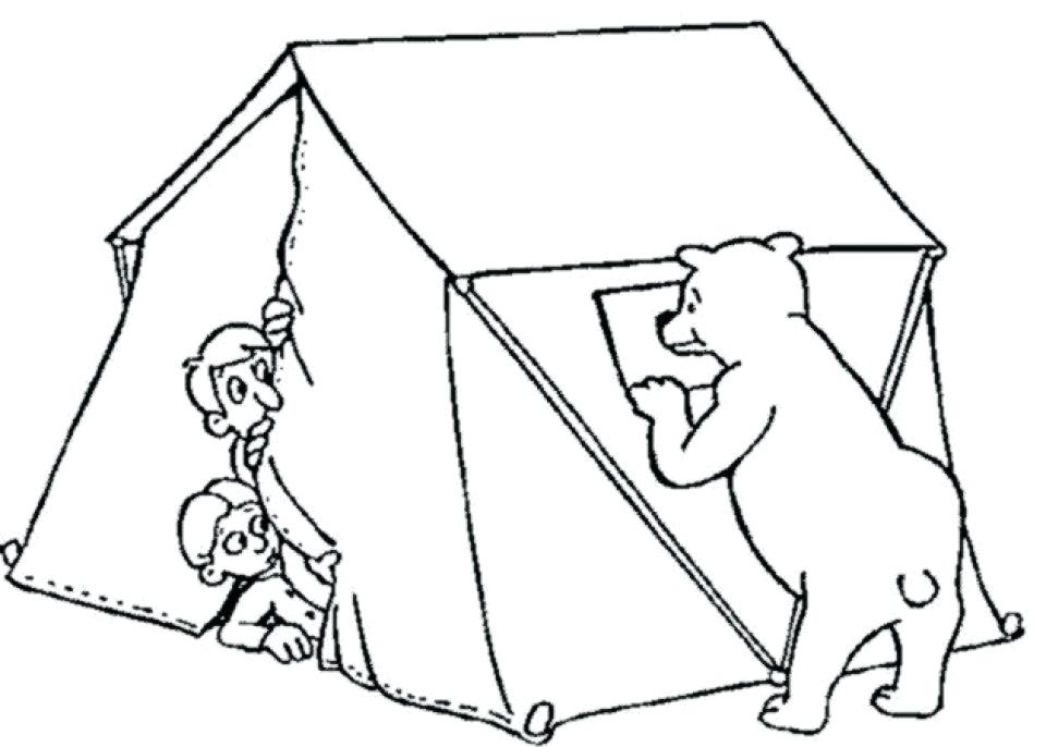 960x686 Camping Coloring Pages Camping Coloring Pages Free Printable