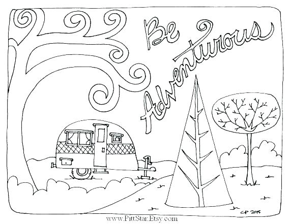 570x441 Camping Coloring Pages To Print Free Coloring Pages Printable