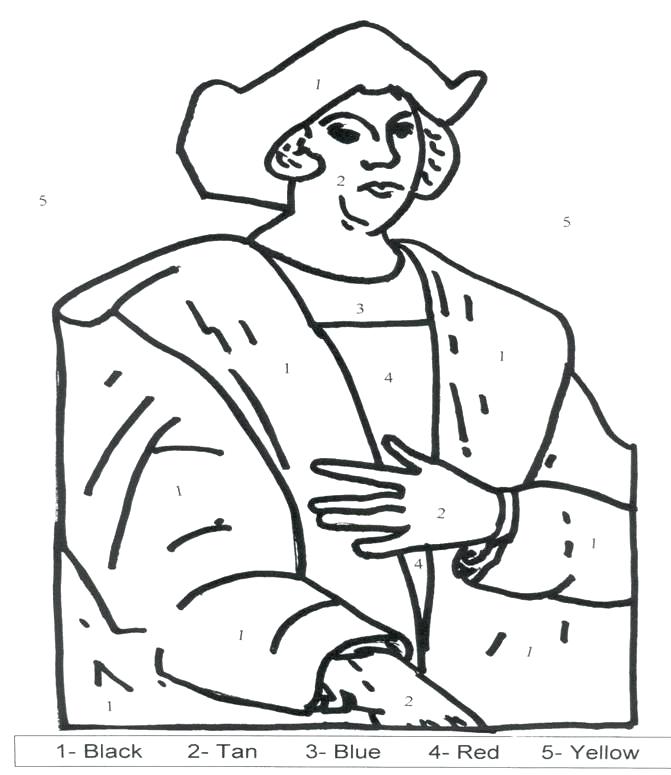 671x775 Free Coloring Pages Christopher Columbus Coloring Page Coloring