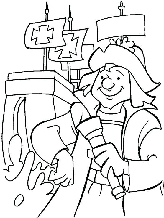 556x736 Columbus Day Coloring Pages