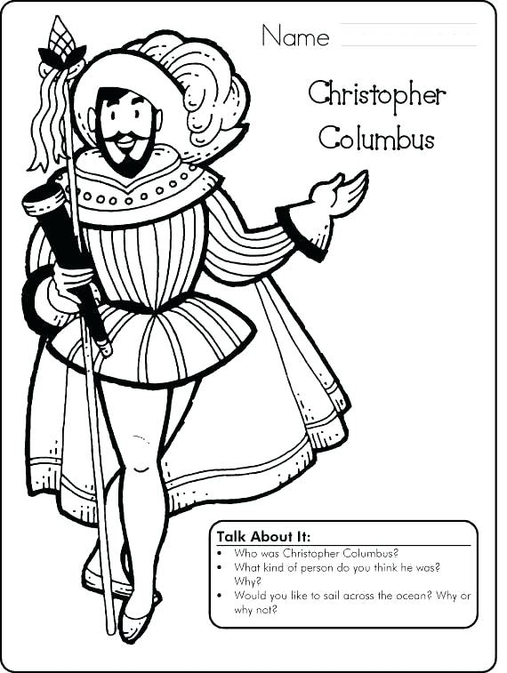 570x757 Christopher Columbus Coloring Page Coloring Pages Of Coloring