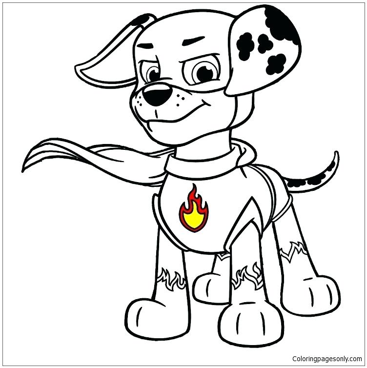752x754 Paw Patrol Free Coloring Pages Printable Coloring Pages Super Pup