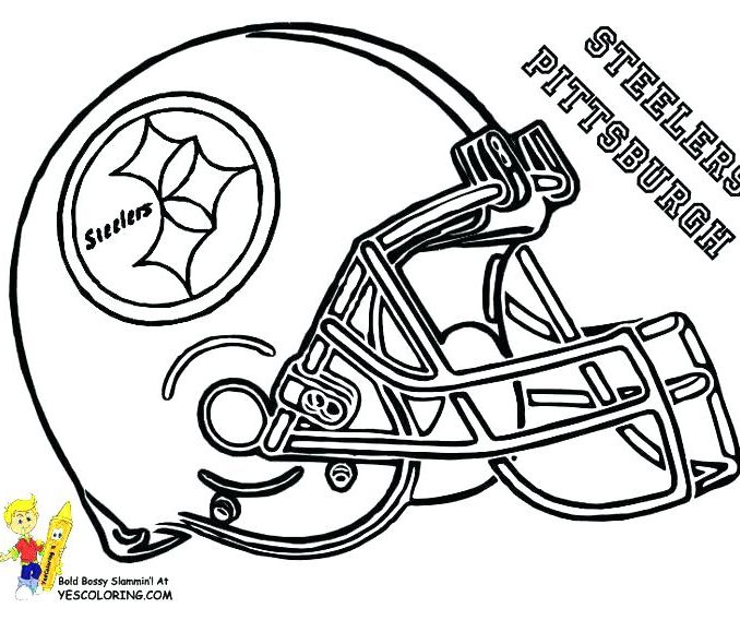 678x568 Steelers Football Coloring Pages Coloring Page