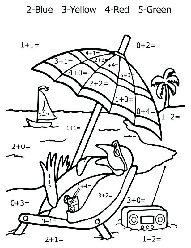 618x800 Addition Coloring Pages First Grade First Grade Math Coloring