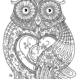 268x268 Colouring For Adults Animals All About Coloring Pages