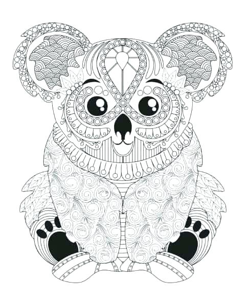 483x593 Animal Coloring Pages For Adults