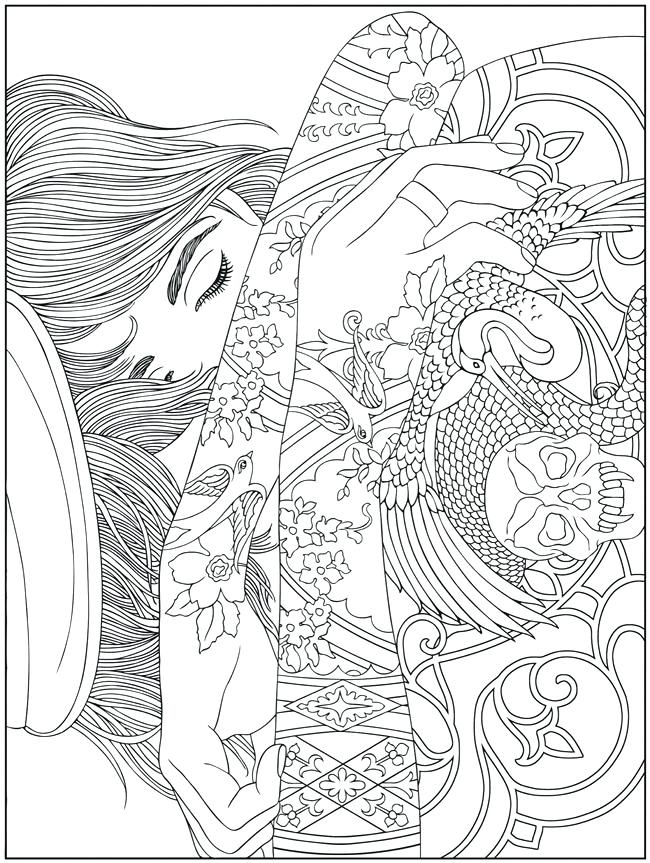 650x863 Free Coloring Pages For Adults Printable Hard To Color
