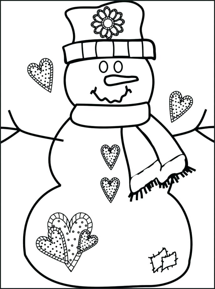 687x923 Free Christmas Coloring Pages