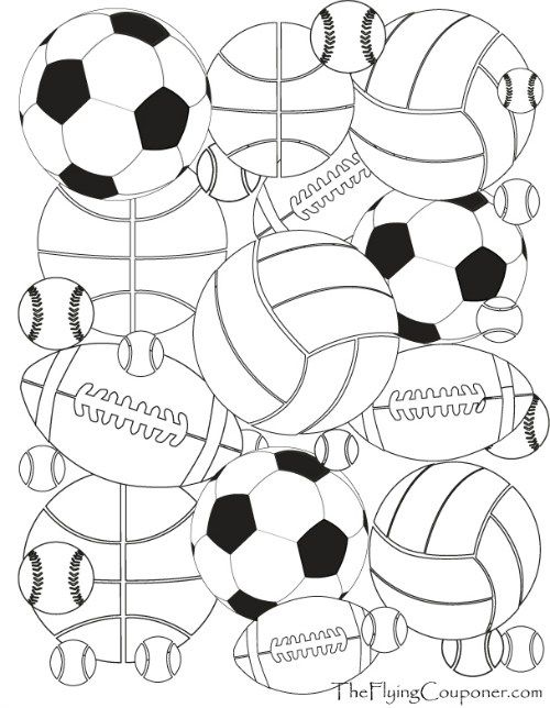 500x644 Free Coloring Pages For Boys Sports Quilts Full
