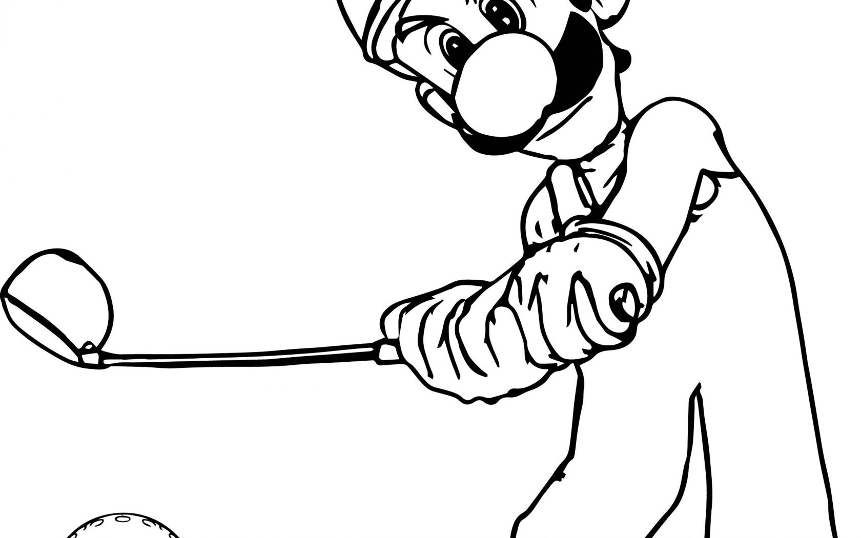 1680x1050 Cartoon Volleyball Coloring Page Free Printable Sports Pages