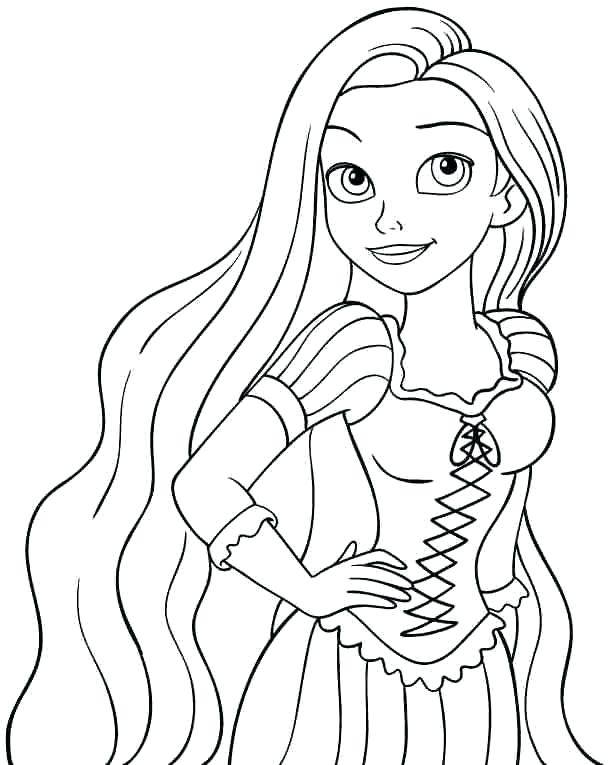 614x765 Princesses Of The World Coloring Pages Cute Princesses Free
