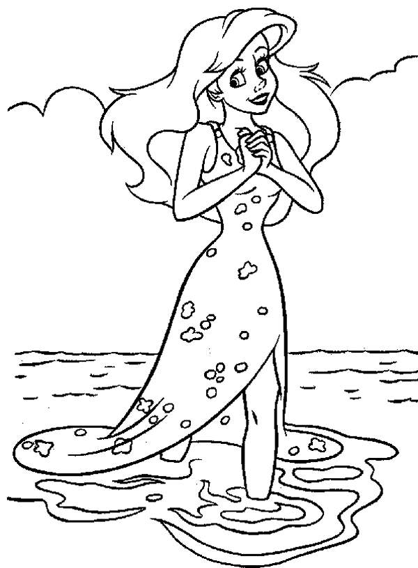600x815 Free Printable Little Mermaid Coloring Pages Little Mermaid Ariel