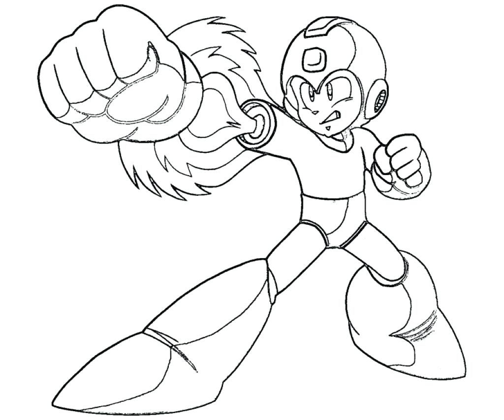 1024x854 Coloring Page Mega Man Coloring Pages Mega Man Coloring Pages Free