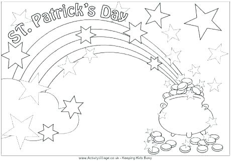 460x322 St Day Coloring Page Free Printable Free Printable St Day Coloring