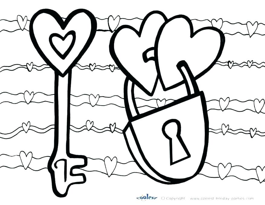 878x678 Valentines Day Coloring Pages Printable