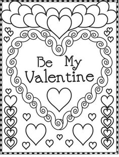 236x311 Free Coloring Pages For Valentines Day To Print