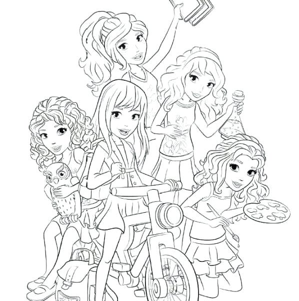 Free Coloring Pages Lego Friends at GetDrawings | Free download