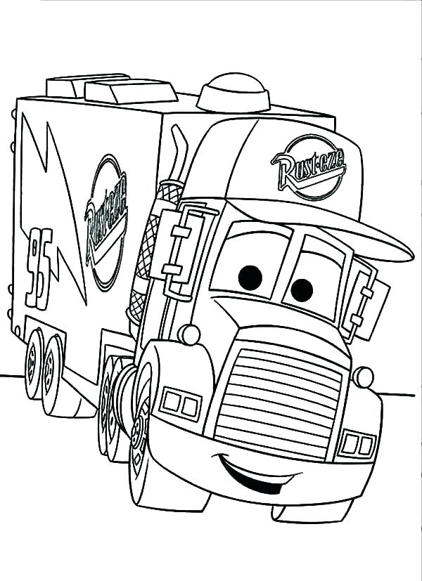 600x827 Coloring Pages Cars And Trucks